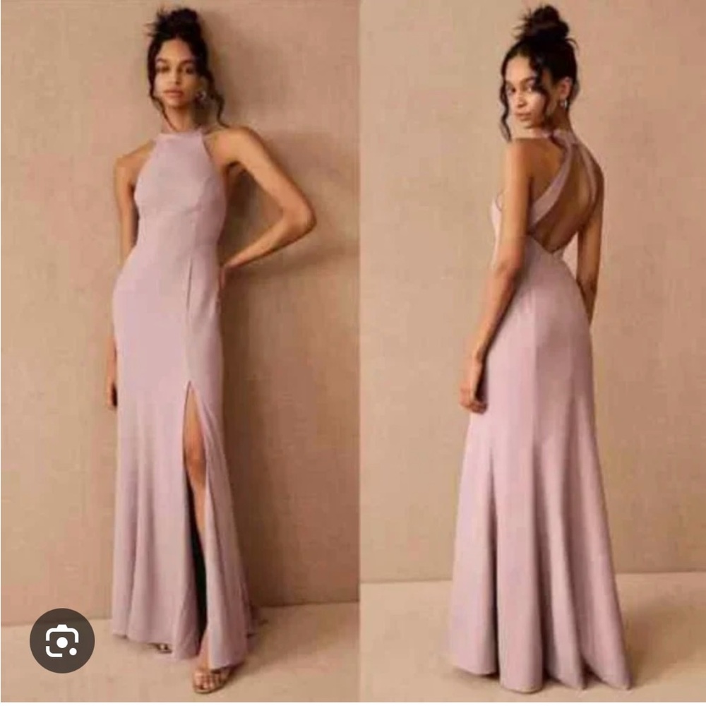 NWOT BHLDN Serephina Crepe Maxi Dress in Blush